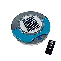 GAME 26401-BB HydroGLO Show Solar Underwater Pool Light, Blue, Grey
