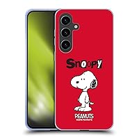 Head Case Designs Officially Licensed Peanuts Snoopy Characters Soft Gel Case Compatible with Samsung Galaxy S24+ 5G
