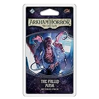 Arkham Horror The Card Game The Pallid Mask MYTHOS PACK - Venture Deep into Parisian Catacombs! Cooperative Living Card Game, Ages 14+, 1-4 Players, 1-2 Hour Playtime, Made by Fantasy Flight Games