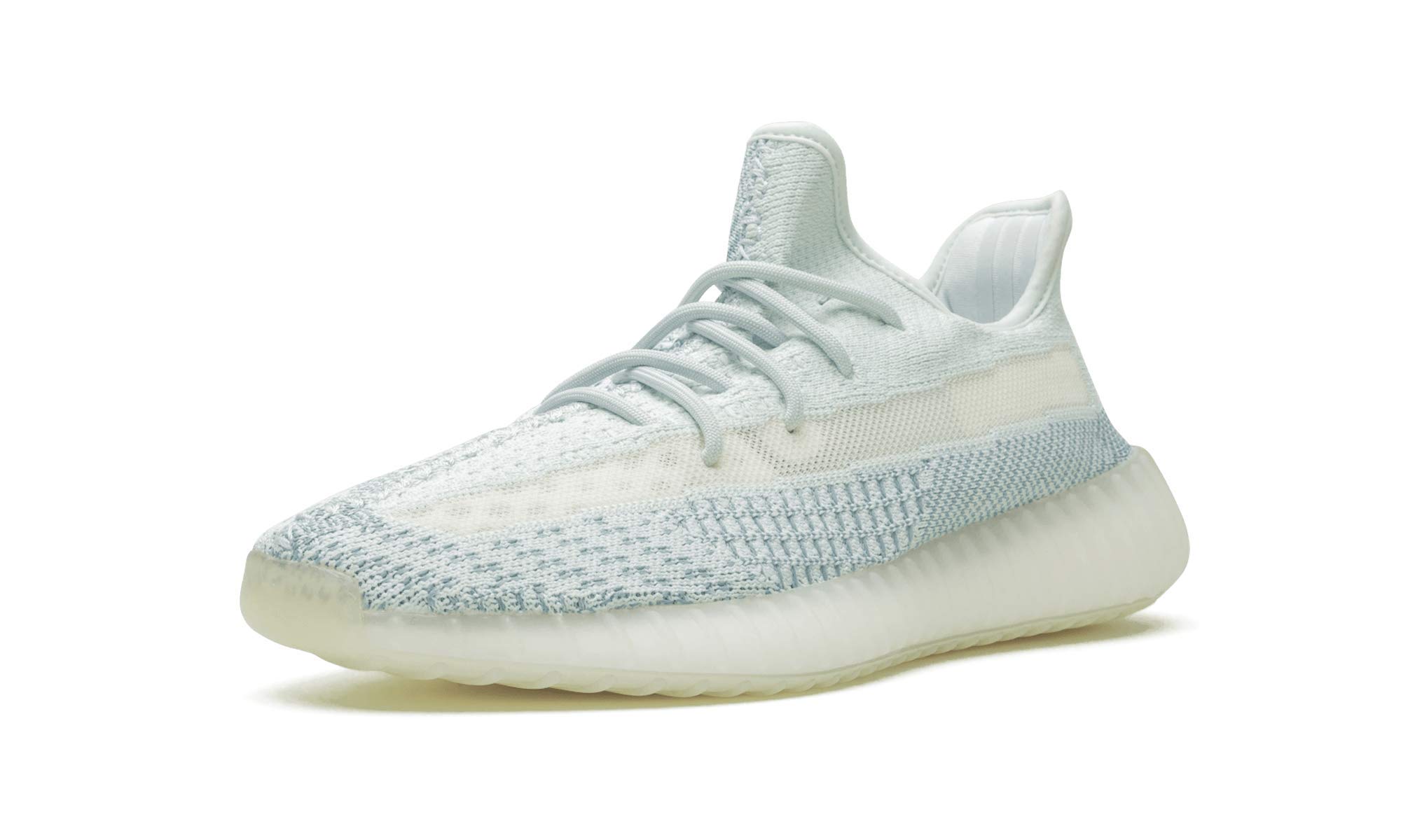 adidas Mens Yeezy Boost 350 V2 Reflective FW5317 Cloud White - Size 5