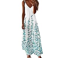 Plus Size Dresses for Curvy Women Summer Short,Vintage Dress Women Summer Casual Floral Print Sexy Sleeveless S
