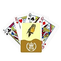 homeworld Yellow Budgie Parrot Bird Royal Flush Poker Playing Card Game