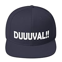 DUUUVAL!! Hat (Embroidered Snapback Flat Bill Cap) Jacksonville Duval Pride