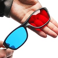 Othmro 3Pcs Durable 3D Style Glasses 3D Viewing Glasses 3D Movie Game Glasses Red-Blue 3D Glasses Plastic Frame Black Resin Lens for 3D TV Cinema Films DVD Viewing Home Movies