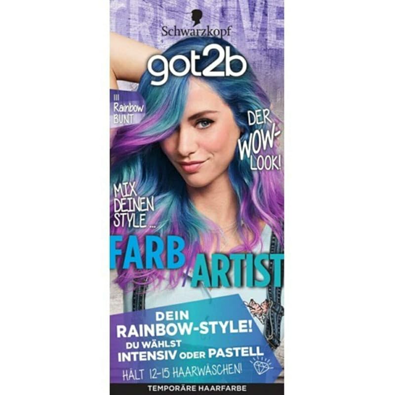 Mua got2b Gottovy Color Cream Rainbow Aqua (Purple, Blue, Turquoise)  Schwarzkopf Hair Conditioner with Gloves Pack (x1) Quasi Drug trên Amazon  Nhật chính hãng 2023 Giaonhan247