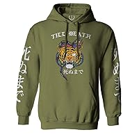 VICES AND VIRTUES Front Tiger Graphic Japanese Till Death Anime Hoodie