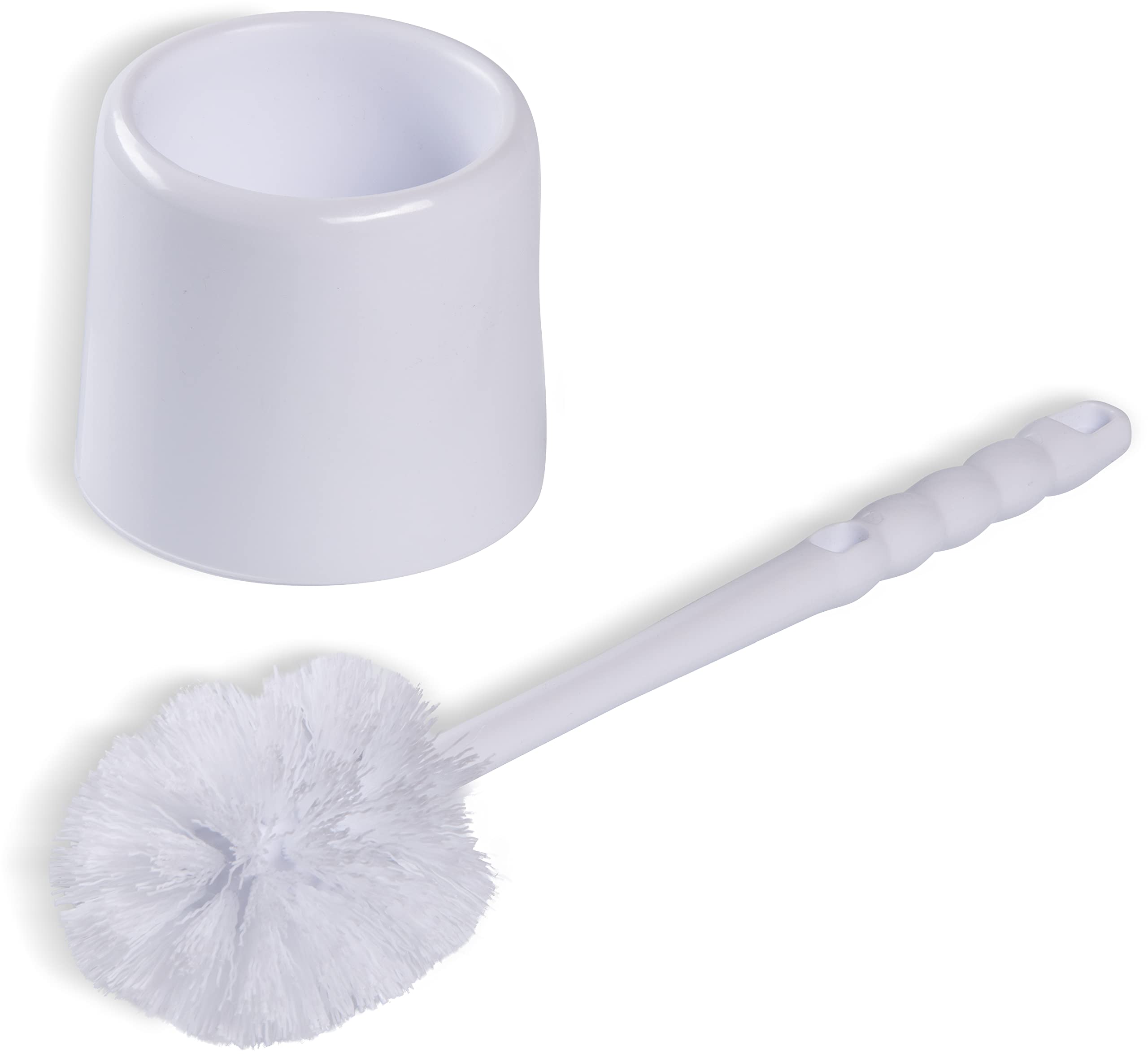 Carlisle FoodService Products 36719700 Toilet Bowl Brush with Hideaway Holder, 16