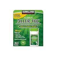 Aller-Tec Cetirizine Hydrochloride Tablets, 10 mg, 365 Count