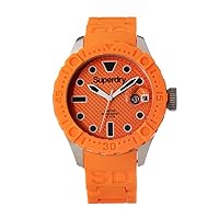 Superdry SYG140O Mens Scuba Deep Sea Orange Silicone Strap Watch