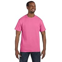 Dri-Power Mens Active T-Shirt Large Neon Pink