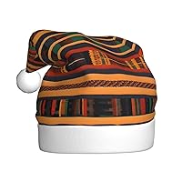 Unisex Christmas Hat,Santa Hat,Funny Santa Cap,Xmas Holiday Hat,for Winter Xmas Party-American Flag Stars Stripes