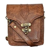 Real Leather Purse for Women Cross-body Bag Travel Shoulder Handbag Small Vintage Purse