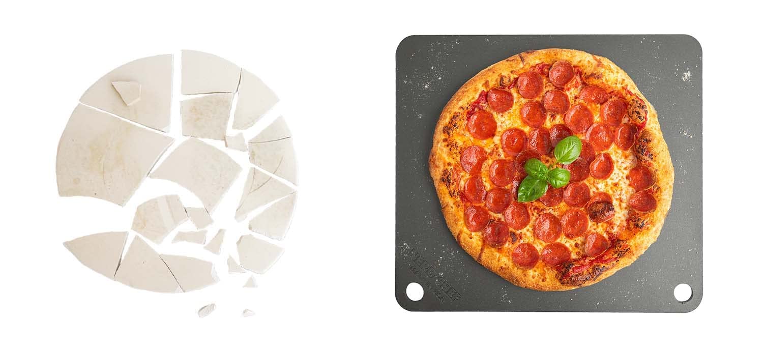 NerdChef Steel Stone - High-Performance Baking Surface for Pizza .50