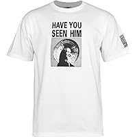 Animal Chin Have You Seen Him? T-Shirt, White, Large