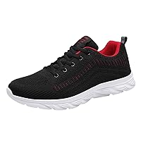Mens Sneakers Size 8.5 Fashion Men Mesh Mountaineering Casual Sport Shoes Lace Up Mens Wide Sneakers Size 10.5