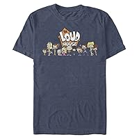 Nickelodeon Big & Tall Loud House Group Men's Tops Short Sleeve Tee Shirt