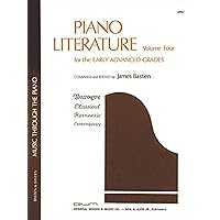 GP57 - Piano Literature - Volume 4 - Bastien (Music Through the Piano) GP57 - Piano Literature - Volume 4 - Bastien (Music Through the Piano) Spiral-bound Paperback Bunko