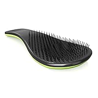 Detangling Hair Brush for Kids and Adults EZ Strokes Detangling, Detangler, Tangle-free, Glide thru Hairbrush for Wet or Dry Hair- Green