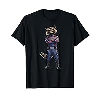 Marvel Guardians of the Galaxy Vol. 3 Rocket Hero Pose T-Shirt
