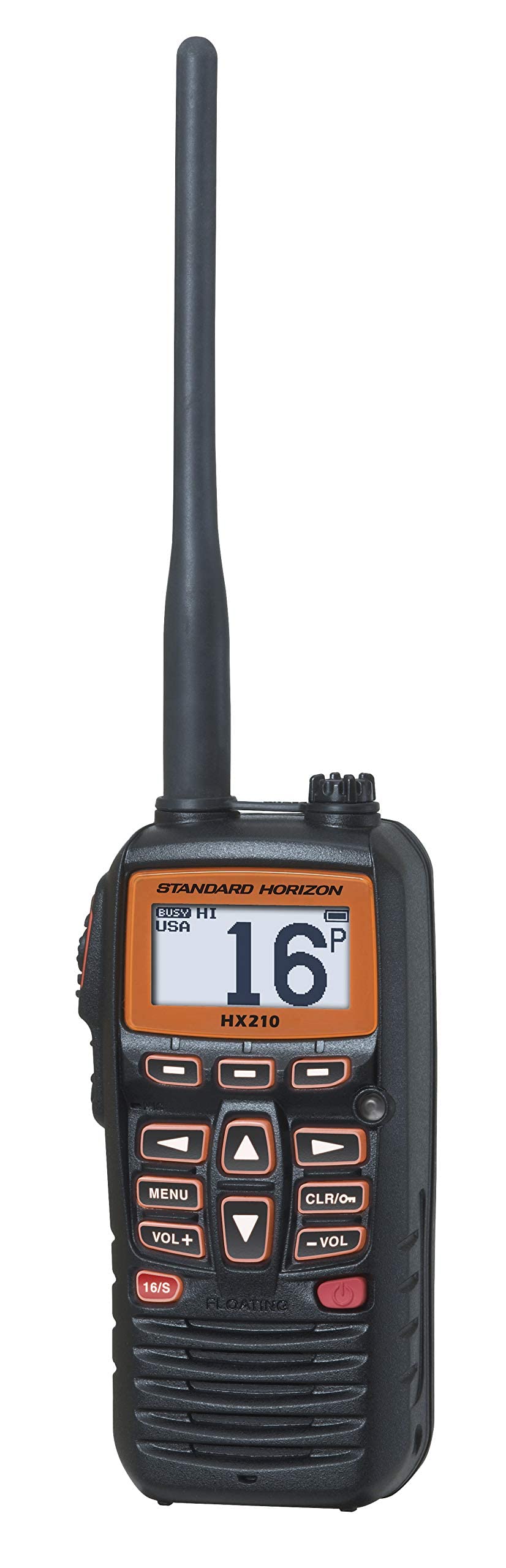 Standard Horizon HX210 HX210 6W Compact Floating Marine Handheld Vhf