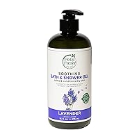 Pure Soothing Bath and Shower Gel Lavender, Instantly Calming, Lasting Nourishment, Vegan and Cruelty Free, 16 Fl oz