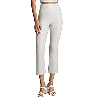 commando Women's Faux Leather Cropped Flare Pants