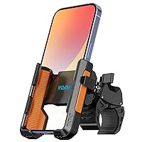 Upgraded Bike Phone Mount Holder,[1S Quick Release][Camera Friendly] Motorcycle Phone Mount,360°Rotatable,Suitable for Handlebar Diameter 0.866