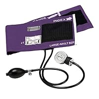 Prestige Medical 82-OB-PUR Premium Large Adult Aneroid Sphygmomanometer, Purple 11.05 Ounce