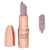 Gerard Cosmetics Glitter Lipstick (DM Me) | Purple Lipstick with Sparkling Metallic Glitter | Long Lasting, Smooth Formula | Highly Pigmented Opaque Color | Cruelty Free & Made in USA