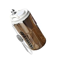Portable Travel Mug Vacuum Coffee Bottle With Temperature Display Spill Proof Coffee Leak Proof Tumbler Cup Spill Proof Coffee Travel Mug Insulated Water Cup Easy To Clean Coffee Bottle