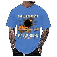 Tshirts Shirts for Men Graphic Funny Summer Fashion Simple Color with Short Sleeve Round Neck T Shirt Gifts for