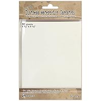 Ranger Time Holtz Distress Watercolor Cardstock, 4.25 by 5.5-Inch, 20-Pack ,Multicolor