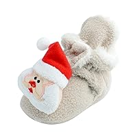 Toddler Boy Shoes 9 10 Girls Boys Home Christmas Slippers Warm Cartoon House Slippers For Infant Lined Winter Indoor Shoes Boy Shoes Size 6 Toddler