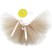 Baby Girl's Tutu Skirt 0 to 18 Months Headband Set for Photography