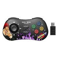 8Bitdo NEOGEO Wireless Controller for Windows, Android, and NEOGEO mini with Classic Click-Style Joystick - Officially Licensed by SNK (Iori Yagami Edition)