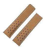 20mm 22mm 24mm Genuine Frosted Leather Watchband For TAG Strap For HEUER CARRERA AQUARACER Monaco F1 Watch Band Bracelet Buckle