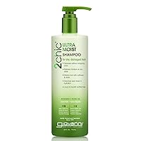 GIOVANNI 2chic Ultra-Moist Shampoo, 24 oz. - Avocado & Olive Oil, Creamy Hydration Formula, Enriched with Aloe Vera, Shea Butter, Botanical Extracts, No Parabens, Color Safe