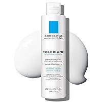 Toleriane Dermo Face Cleanser for Face & Eyes, Gentle Face Wash and Makeup Remover, Milky Texture, Fragrance Free, Preservative Free