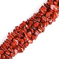 7-8mm Red Jasper Chips Beads for Jewelry Making Natural Gemstone Semi Precious 34