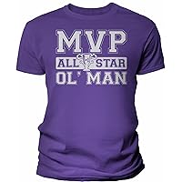 MVP All Star Ol' Man - Dad Shirt for Men - Soft Modern Fit
