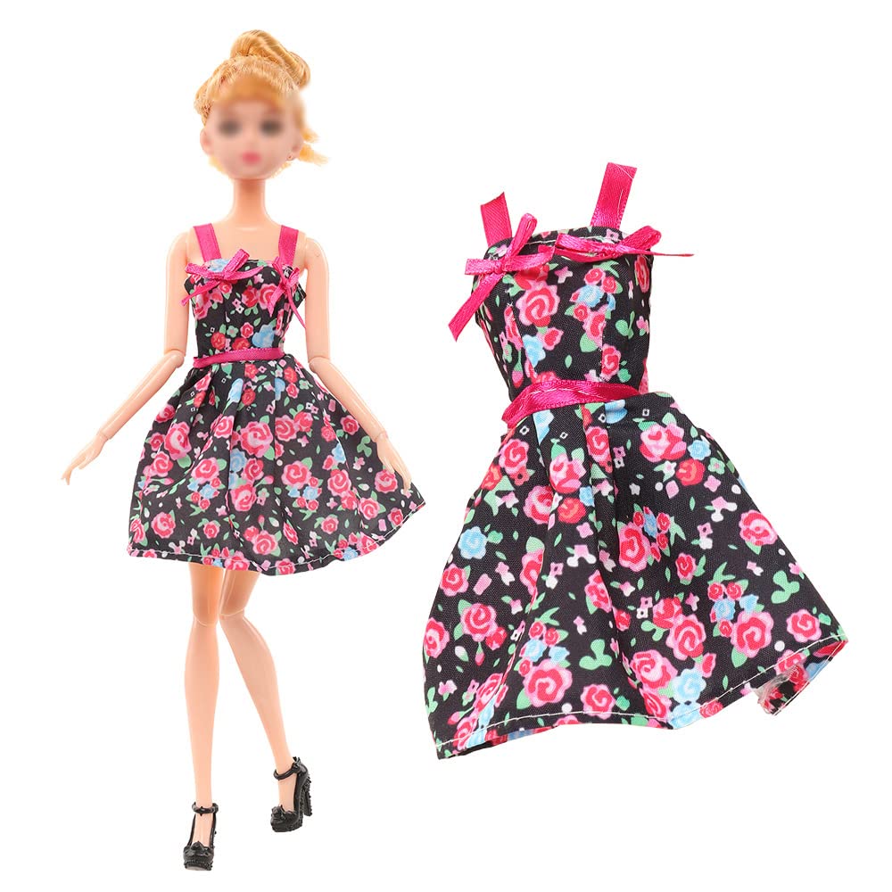 5 Pcs Doll Clothes Outfits  Casual Dresses for 11.5