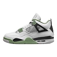 Jordan Air 4 Retro Women's White/Oil Green-Dark Ash AQ9129-103 9