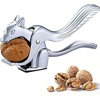 Metal Nutcracker,Squirrel Shape Walnut Cracker Opener Grips Seafood Shell Cracker Chestnut Clip Pliers Kitchen Tools