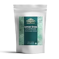 Natural Dried Lemon Grass Cut & Shifted Leaves Shredded Loose Leaf Perfect for Tea 454 gm 16 Ounce