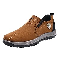 Men Walking Sneakers Casual Walking Shoes Men Walking Sneakers Casual Walking Shoes Men's New Pure Color Suede Fashion Casual Sports Shoes in Spring and Autumn