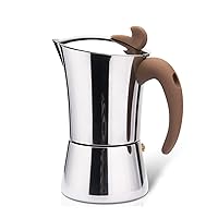 Bialetti - Moka Induction, Moka Pot, Suitable for all Types of Hobs, 6 Cups  Espresso (7.9 Oz Espresso), 280 ml, Black