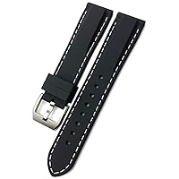 19/20mm 21/22mm Quality Silicone Rubber Watchband For IWC Big 'S Watches Spitfire Portofino Family Mark 18 Strap