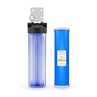 Max Water 1 Stage Tannin Reduction Filter with Pressure Gauge 20