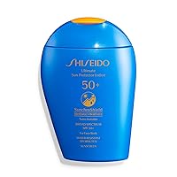 Shiseido Ultimate Sun Protector Lotion - Invisible Broad-Spectrum Sunscreen for Face & Body - Lightweight Formula - All Skin Types