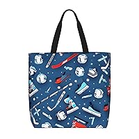 Japanese Painting Mushroom Print Tote Bags For Women,Shoulde Bag Handbag Grocery Bags For Shopping Grocery